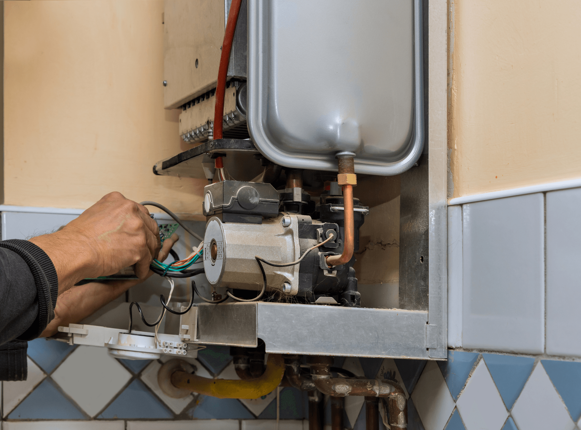 Water Heater Electrical Pannel 